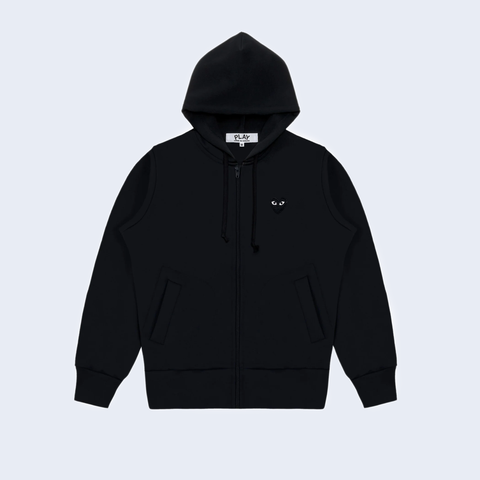 Comme des Garçons PLAY - Hoodie Full Zip Black – 5 PM