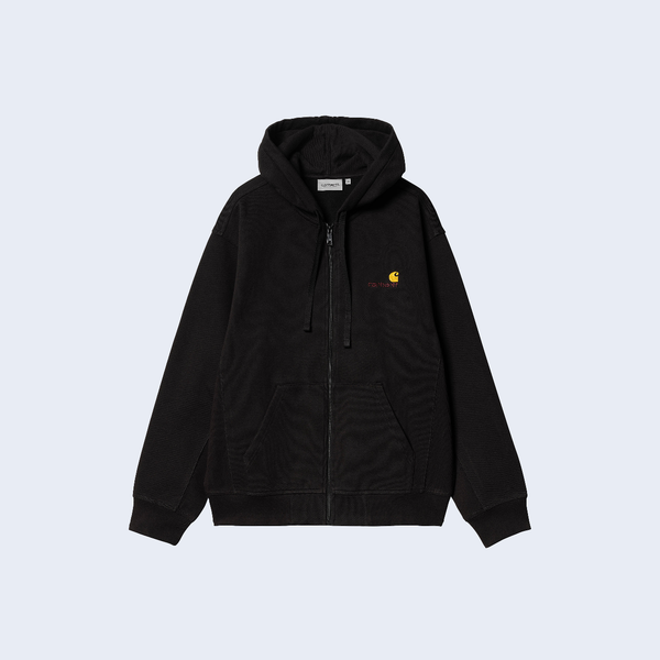 Carhartt WIP - Hooded American Script Jacket Black – 5 PM