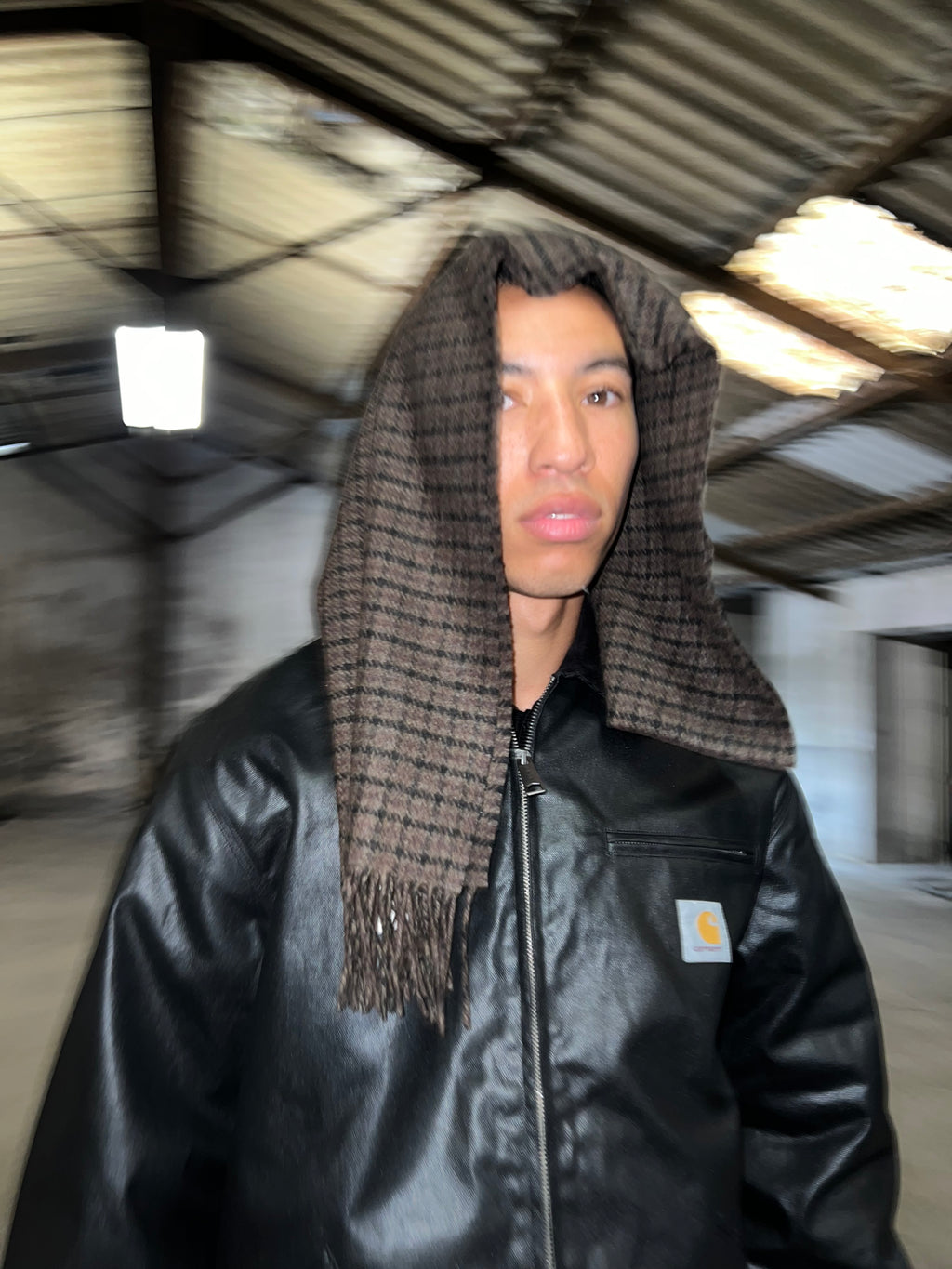 Lowis Scarf Lowis Houndstooth / Vitola Heathe