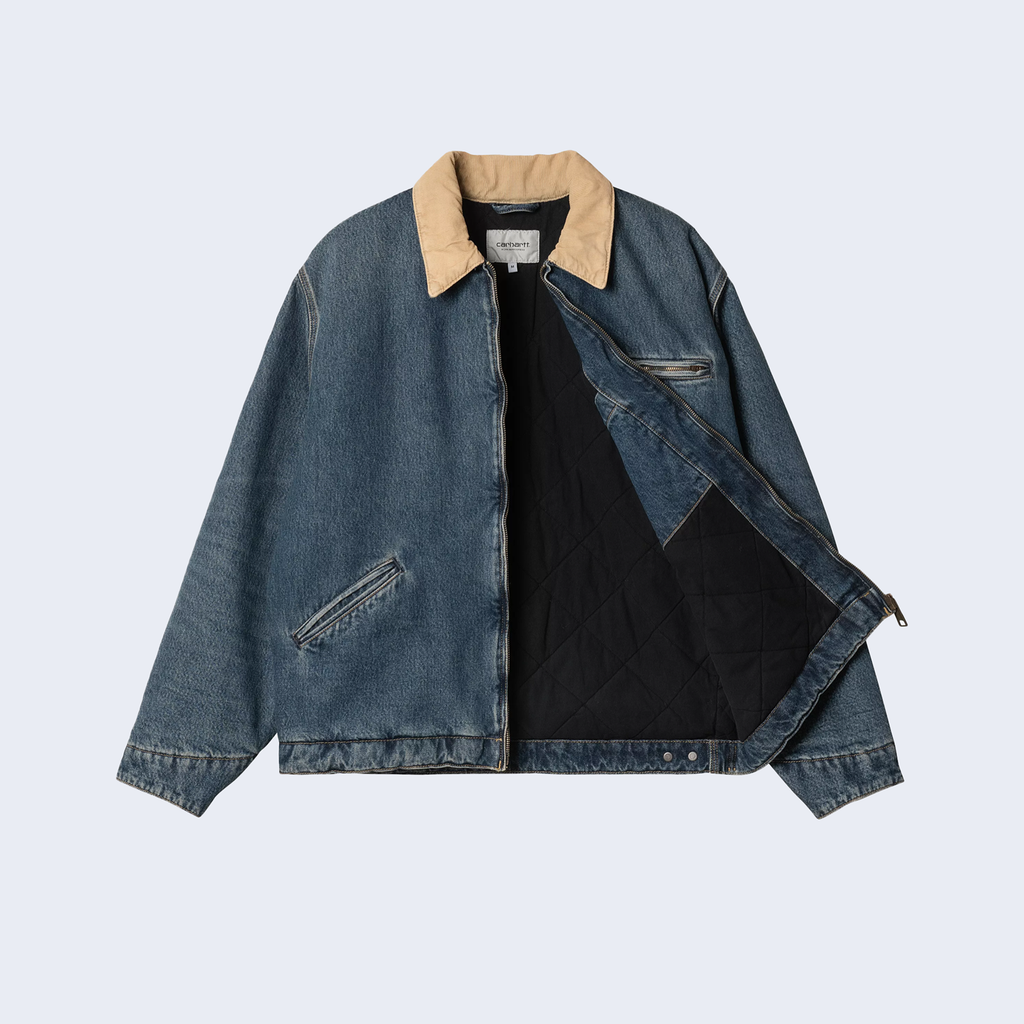 OG Detroit Jacket Blue / Dusty Brown Worn Used Washed