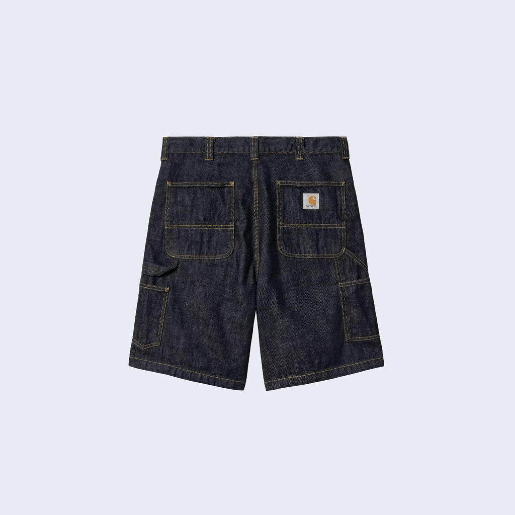 OG Single Knee Short Blue Rinsed