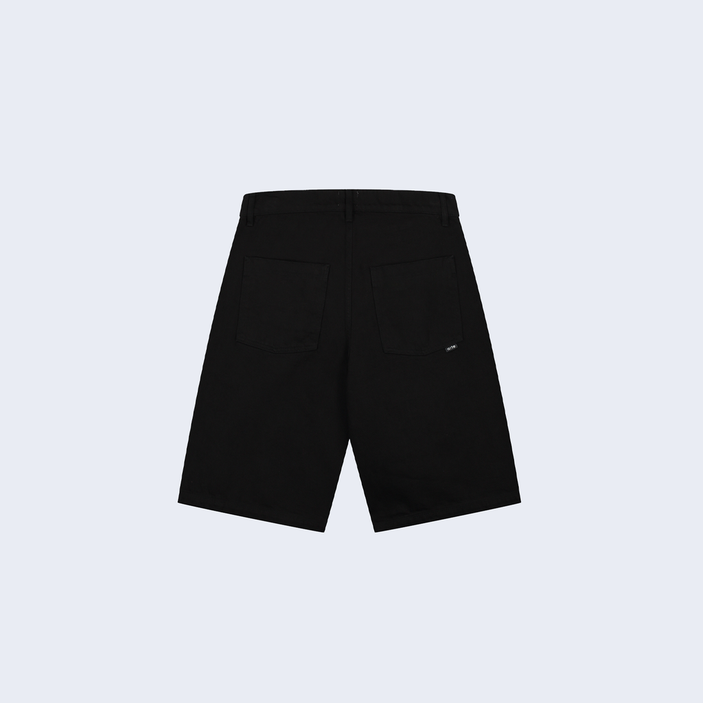 Belt Detail Shorts Black