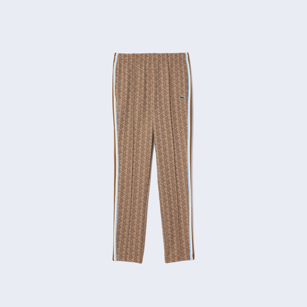 Monogram Patterned Jacquard Pant Beige / Sky Blue