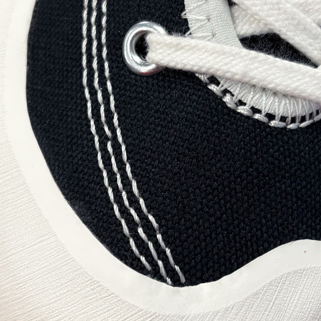 1.30 PM Black / White Canvas