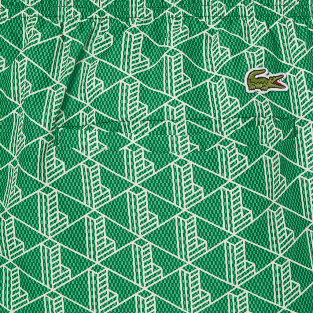 Monogram Swim Shorts Green