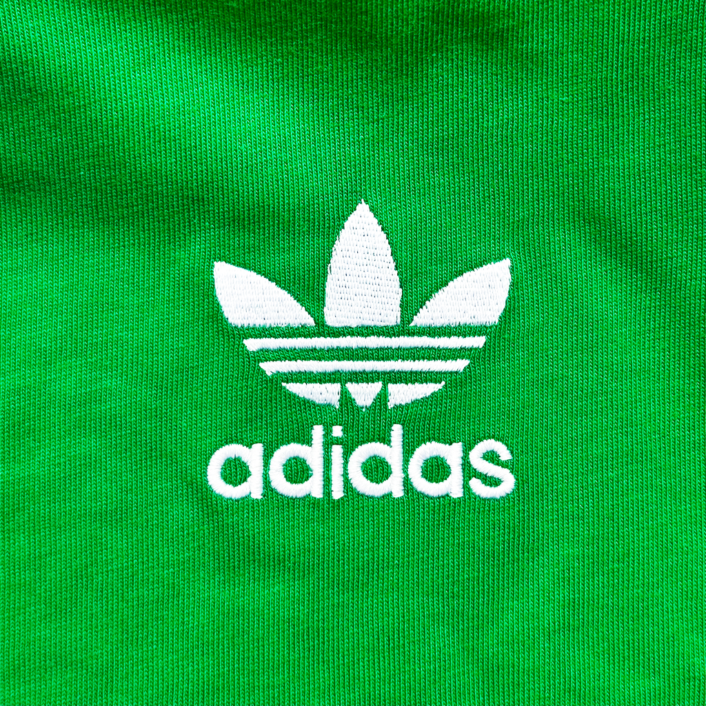 3 Stripes Adicolor Tee Green / White