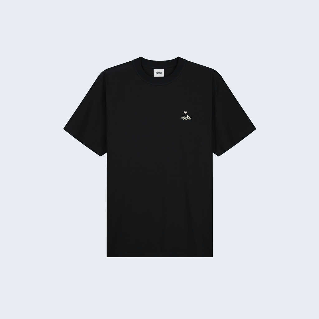 Heart Logo T-Shirt Black