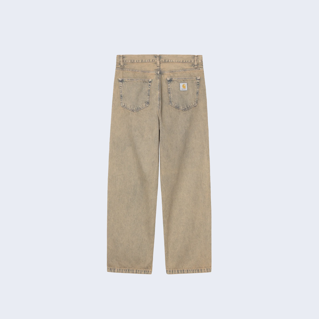 Landon Pant Blue / Leather Garment Dyed No Length
