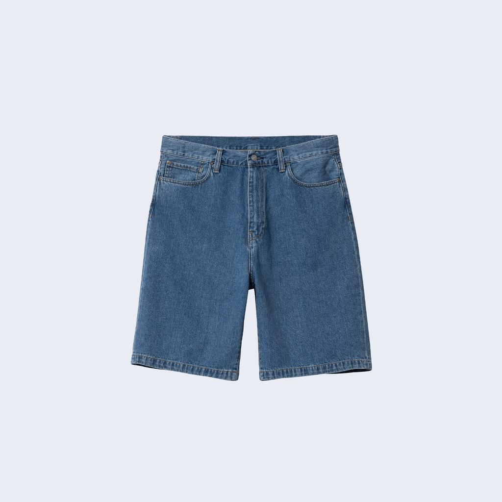 Landon Short Blue Heavy Stone Wash