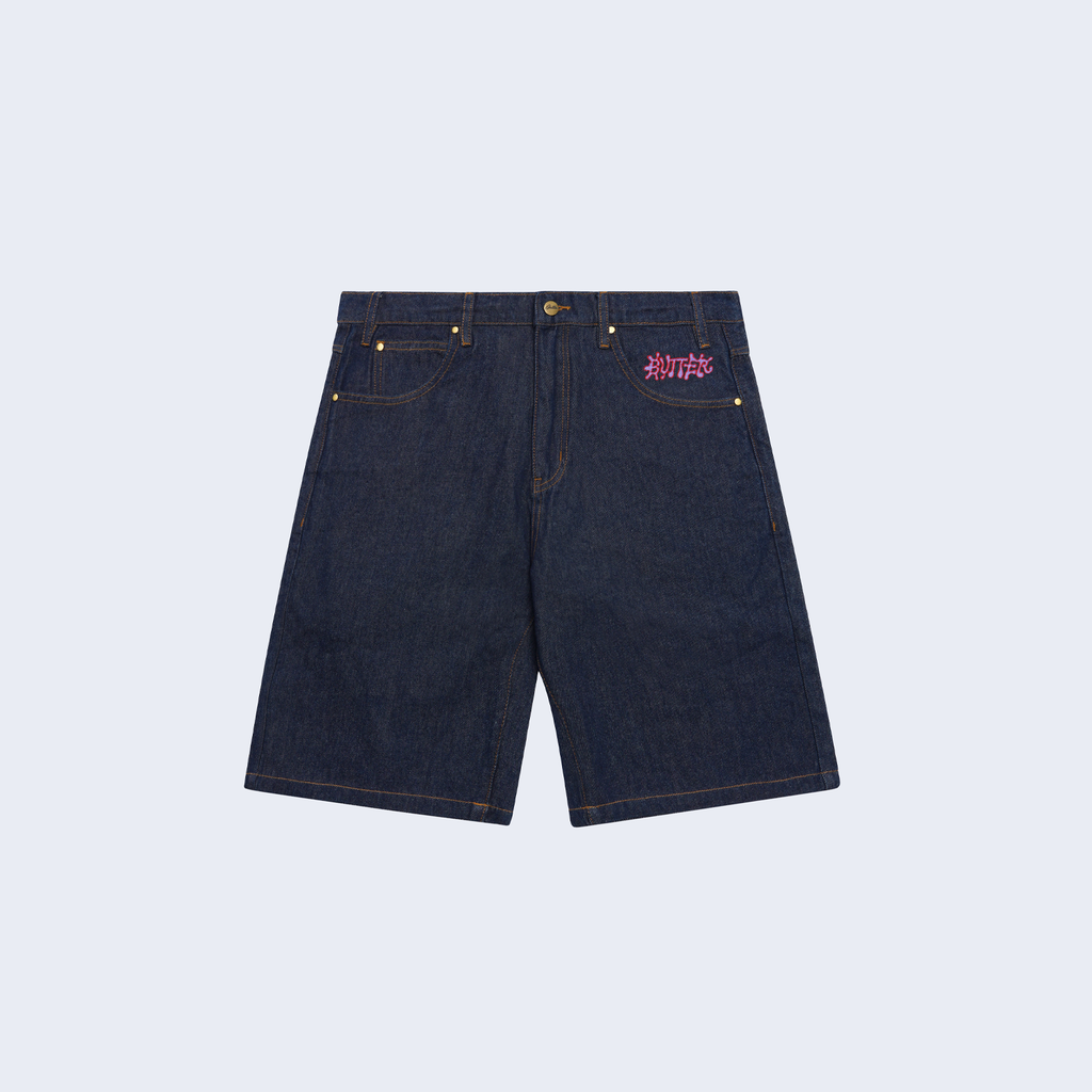 Ink Denim Shorts Raw Indigo