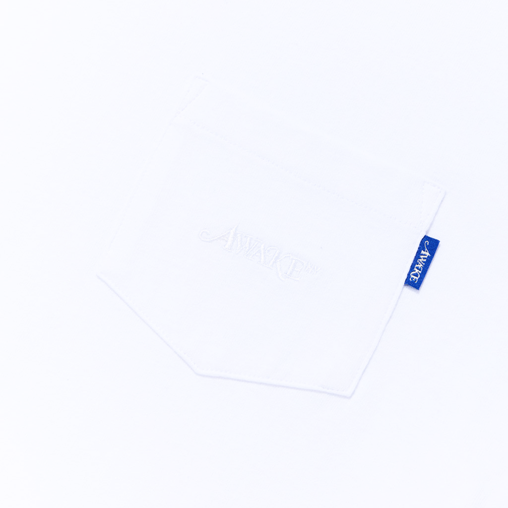Classic Logo Pocket Tee White