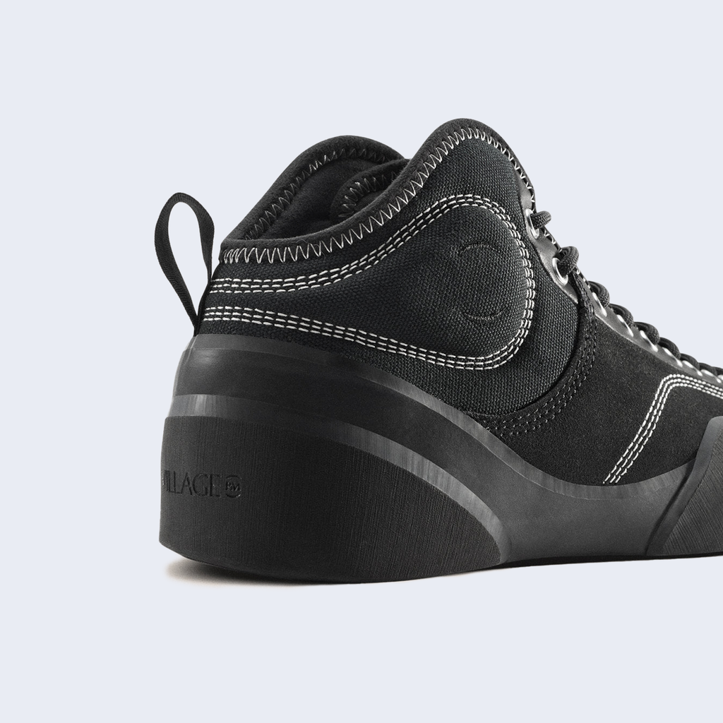 1 PM MID Black Leather / Canvas
