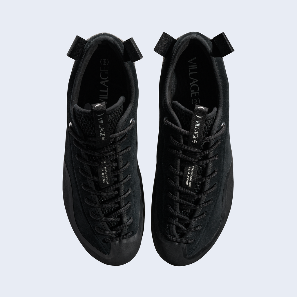 1 PM Black Leather