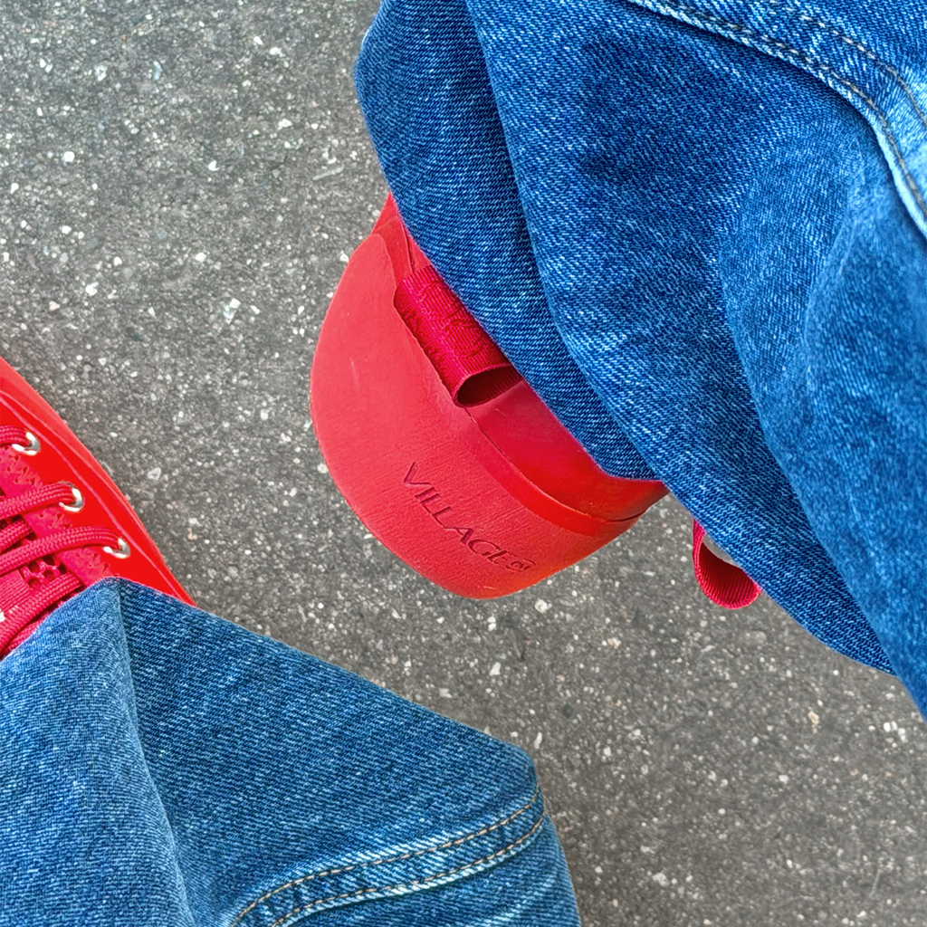 1 PM Red LTR Full Grain Leather