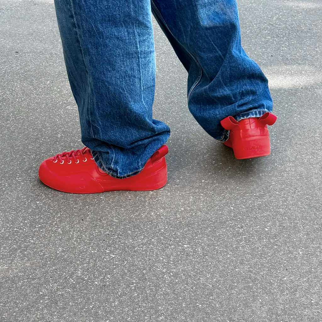 1 PM Red LTR Full Grain Leather