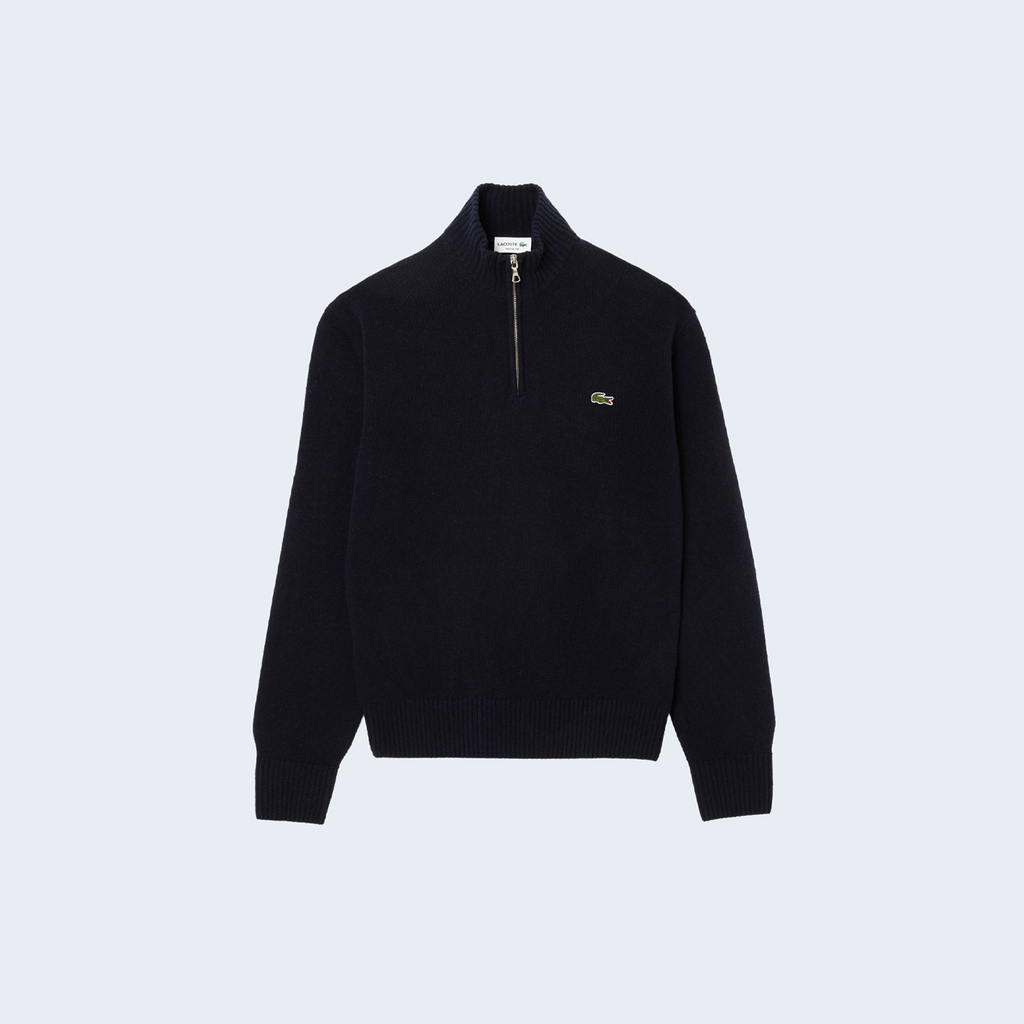 Quarter Zipped Sweater Navy