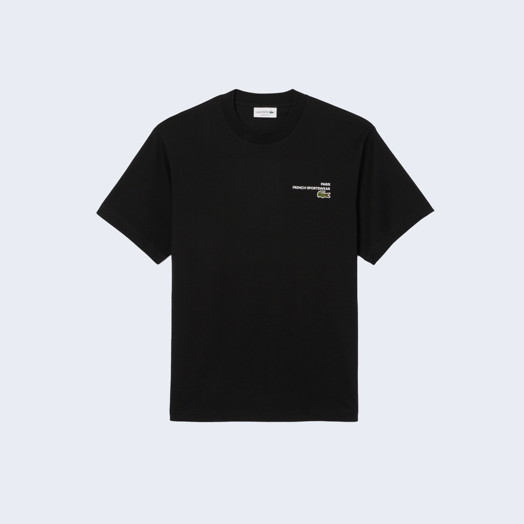 Printed Jersey T-Shirt Black