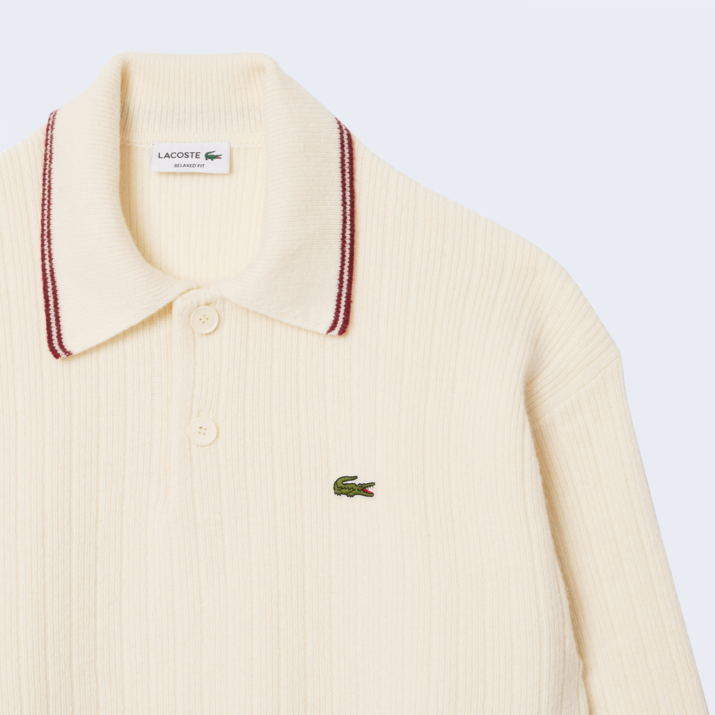 Polo Carded Wool Sweater Laponie