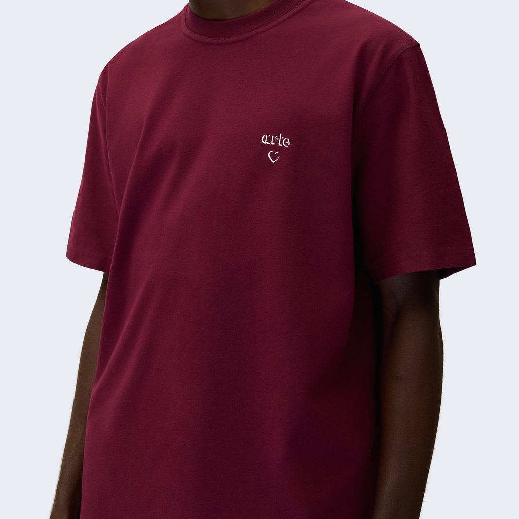 Arte Heart T-Shirt Bordeaux