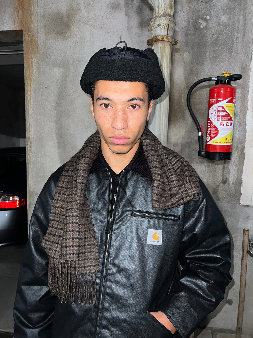 Lowis Scarf Lowis Houndstooth / Vitola Heathe