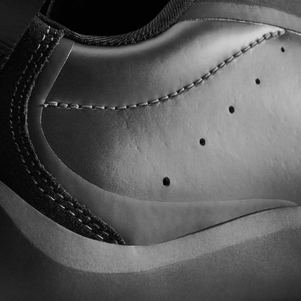 2 PM Maroon / Natural Black Synthetic Leather