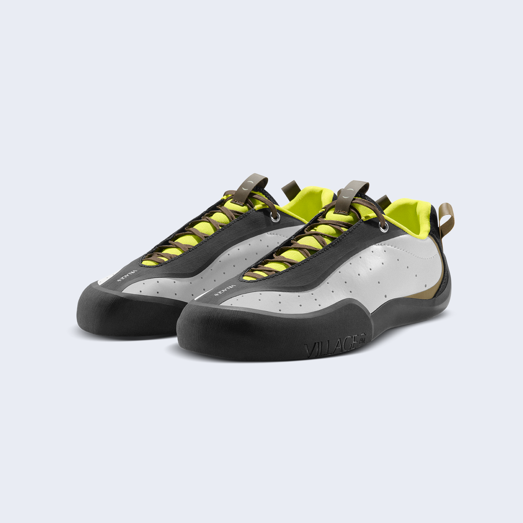 2 PM White / Lime Synthetic Leather