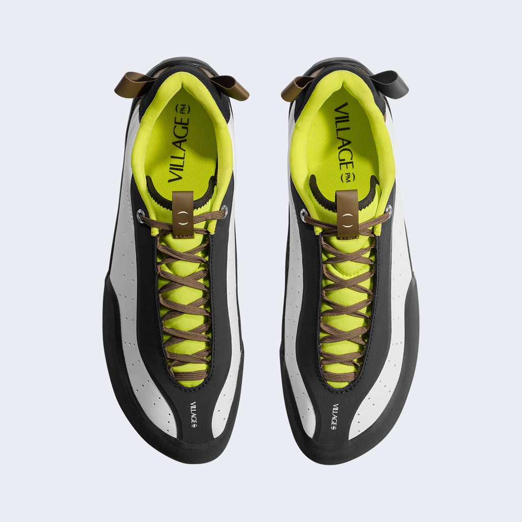 2 PM White / Lime Synthetic Leather