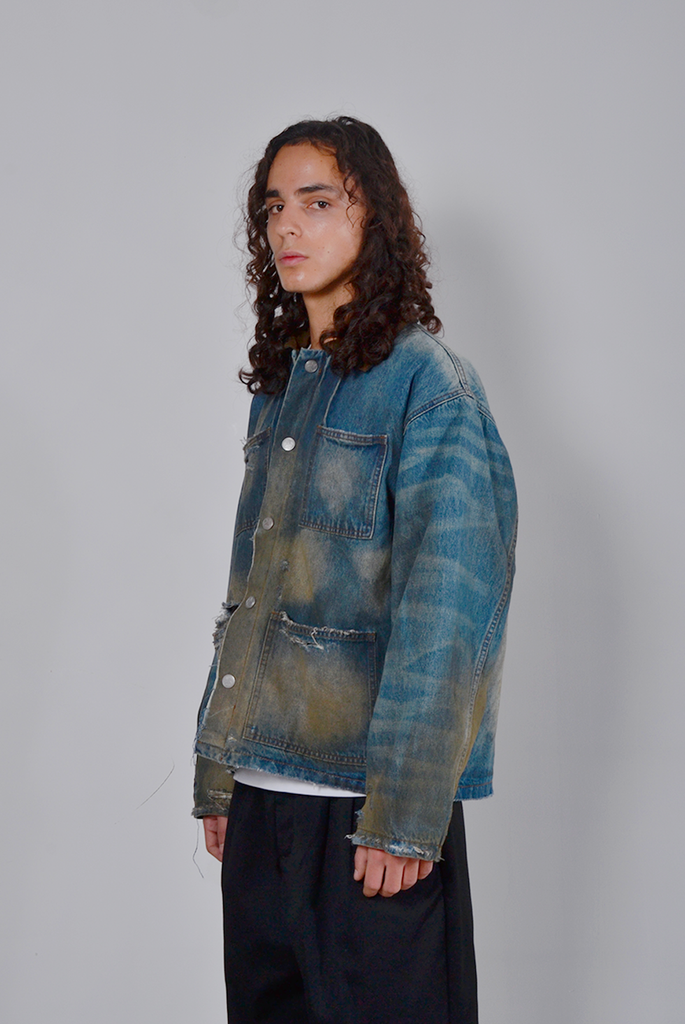 Haystack Denim Jacket Washed Blue