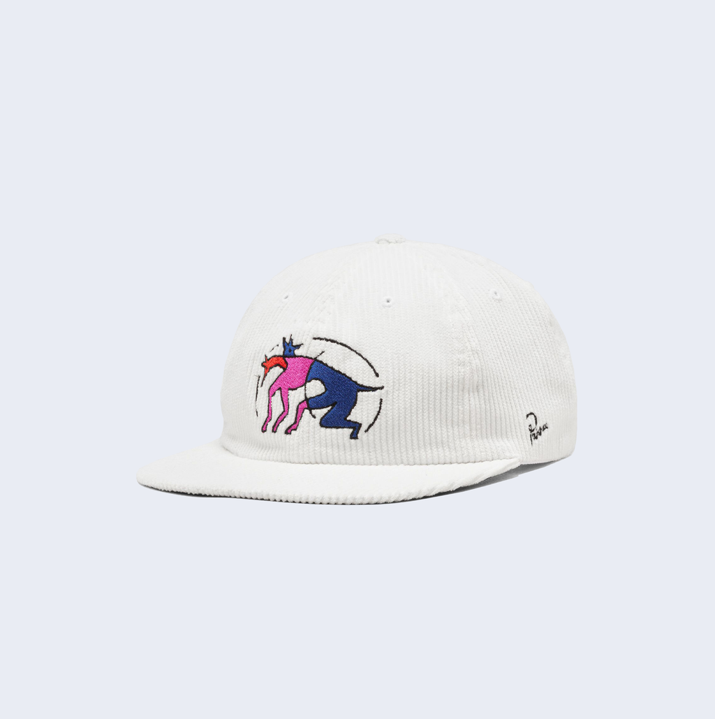 The Zoomies 6 Panel Hat White