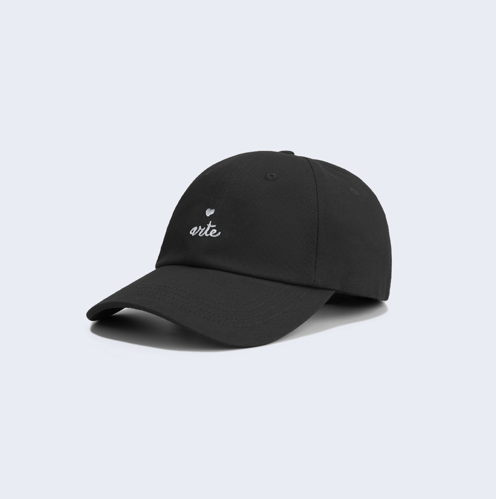 Heart Logo Cap Black