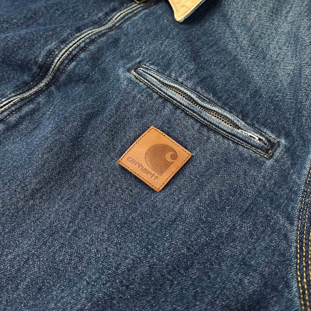 OG Detroit Jacket Blue / Dusty Brown Worn Used Washed