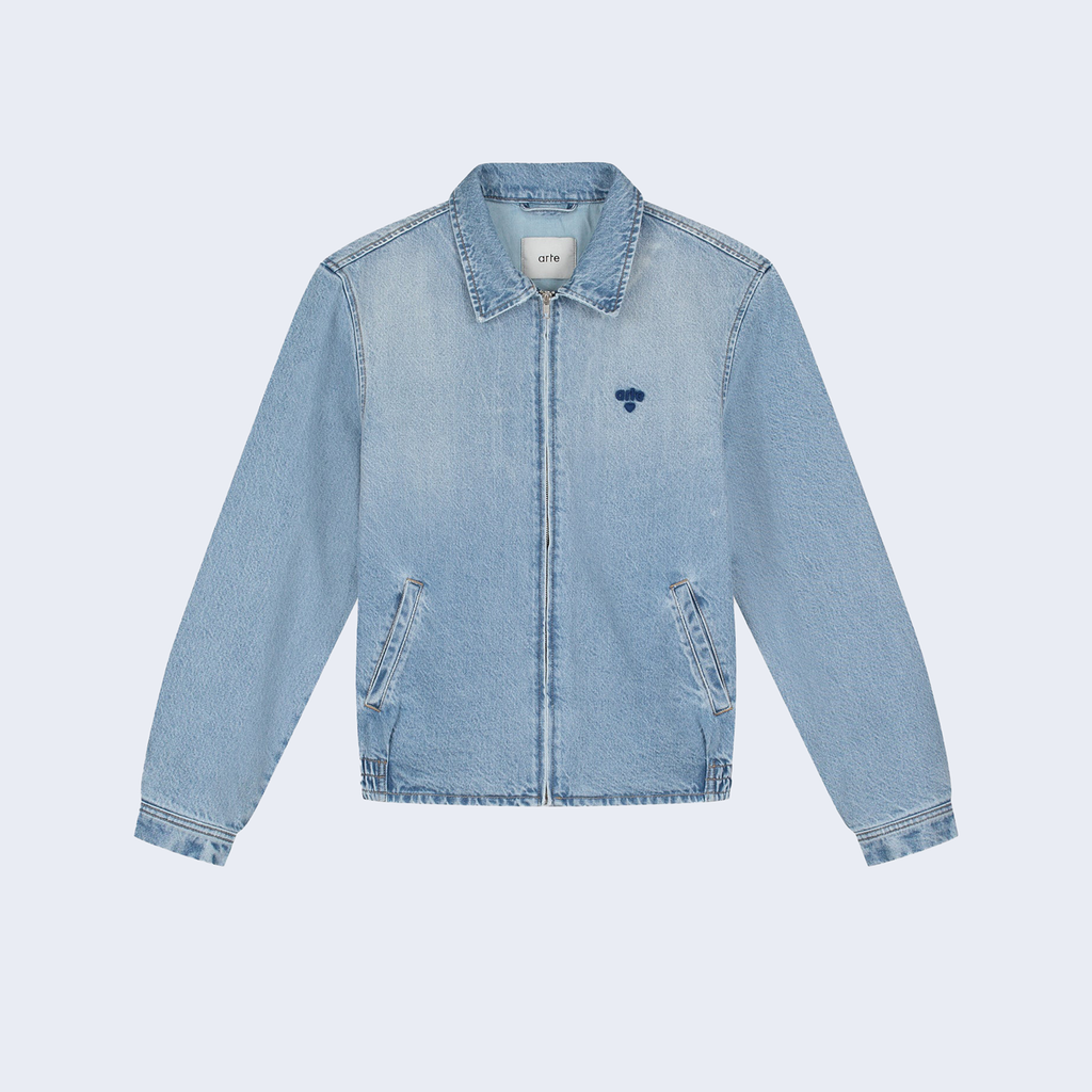 Heart Logo Jacket Bleach