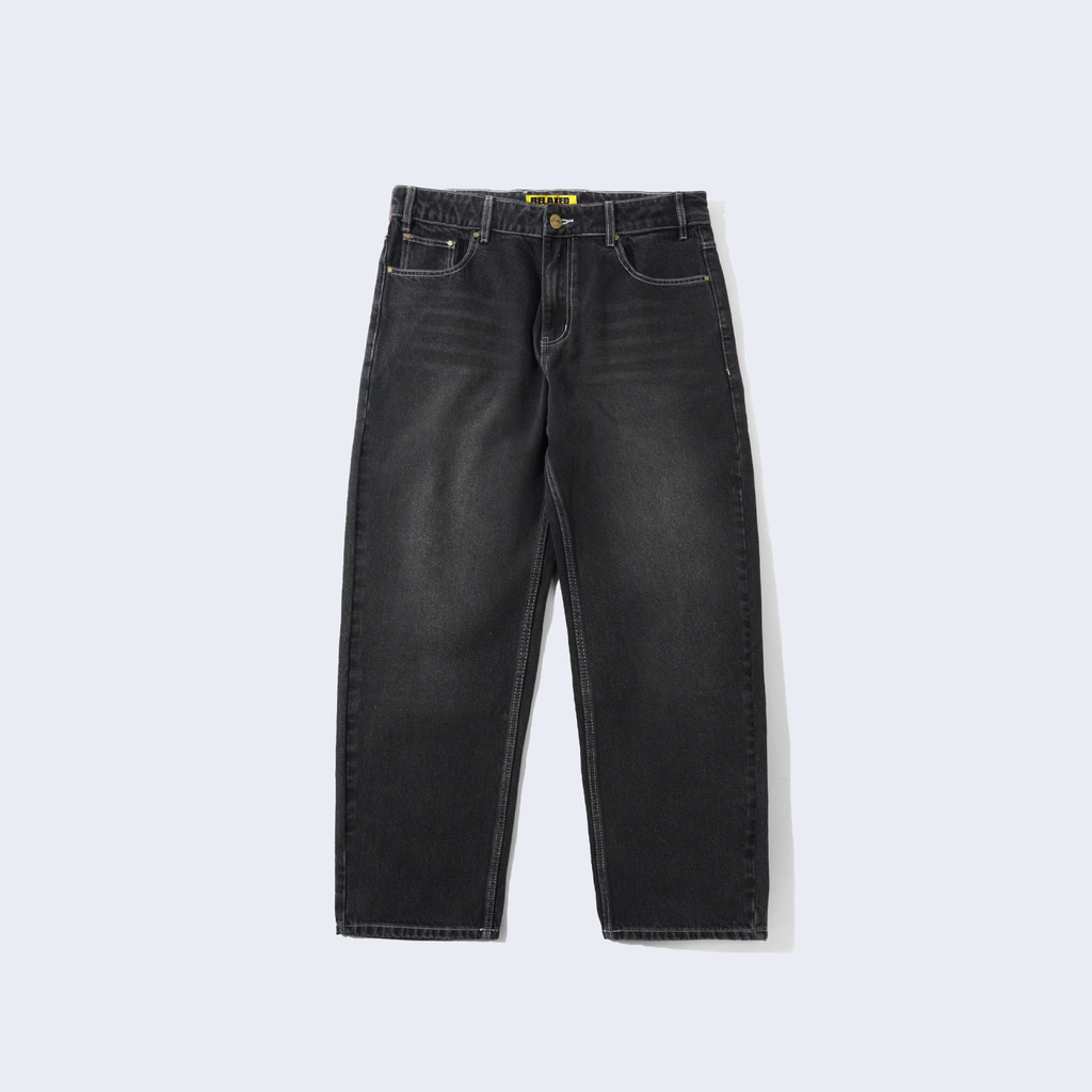 Ace Denim Jeans Distressed Black