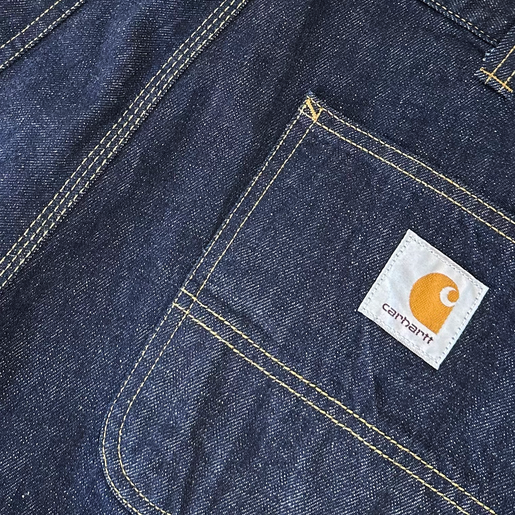 OG Single Knee Short Blue Rinsed