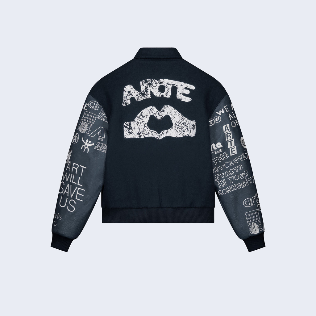Art Saves College Jacket Navy