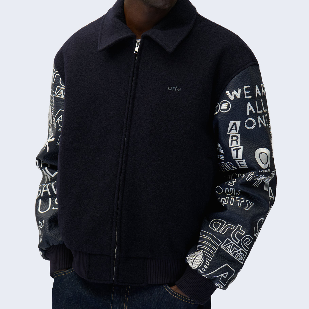 Art Saves College Jacket Navy