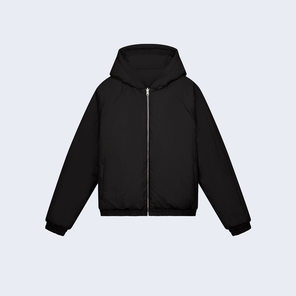 Nylon Reversible Jacket Black