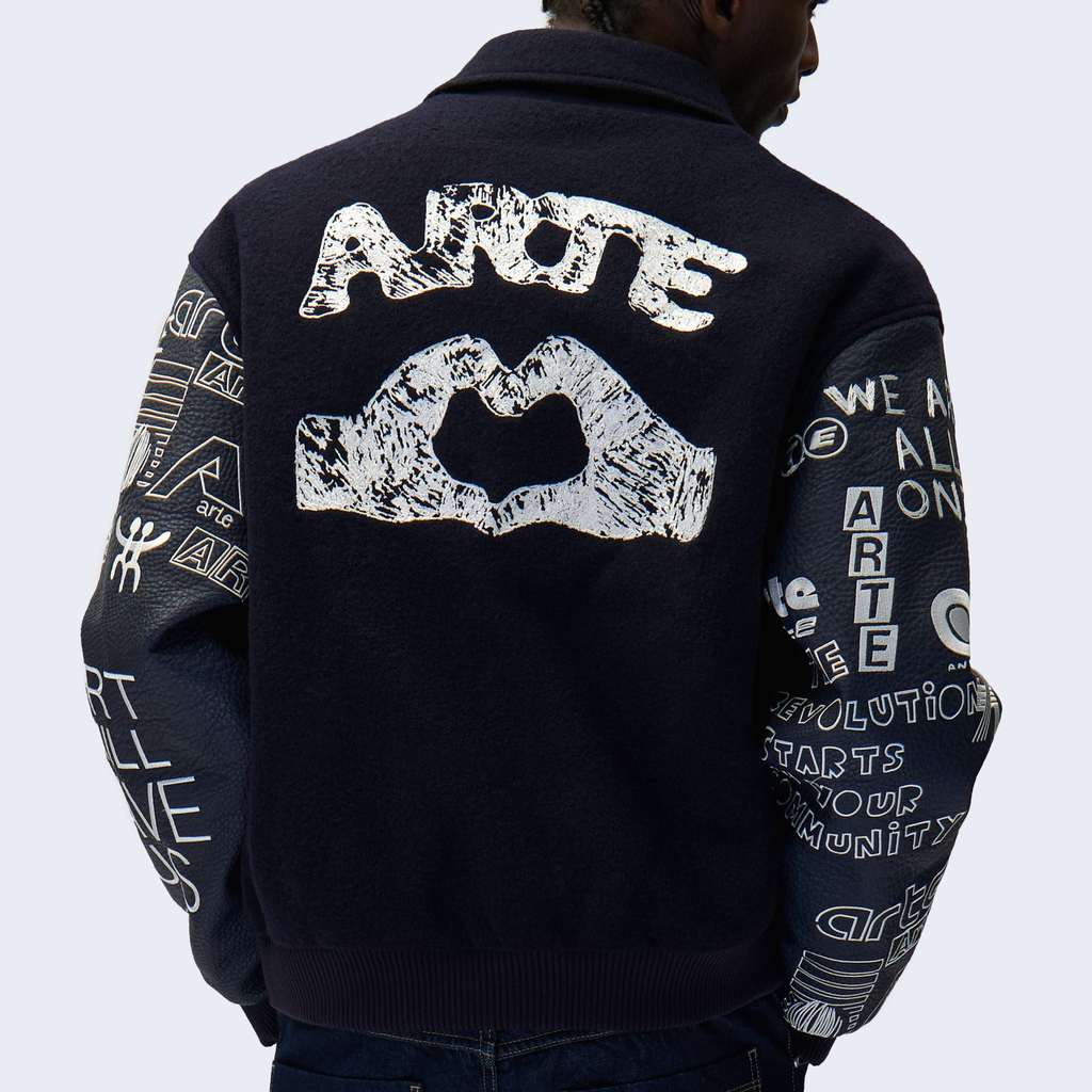 Art Saves College Jacket Navy