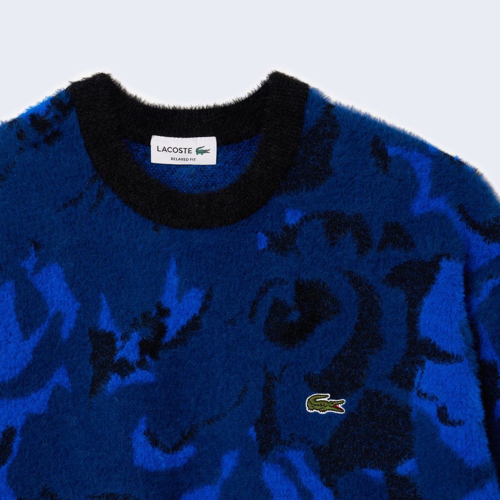 Jacquard Sweater Navy / Lazuli Blue