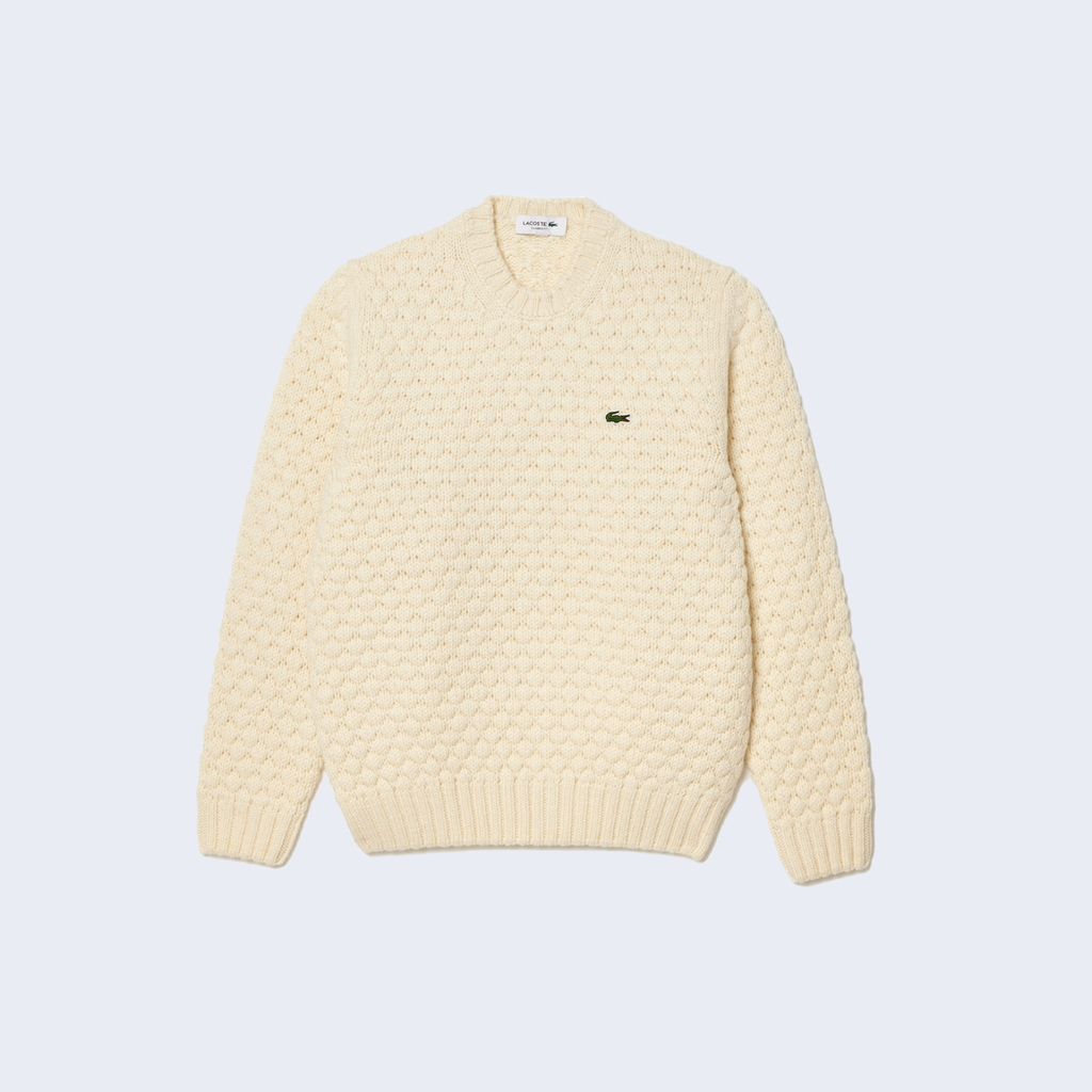 Round-neck Carded Wool Jumper Laponie