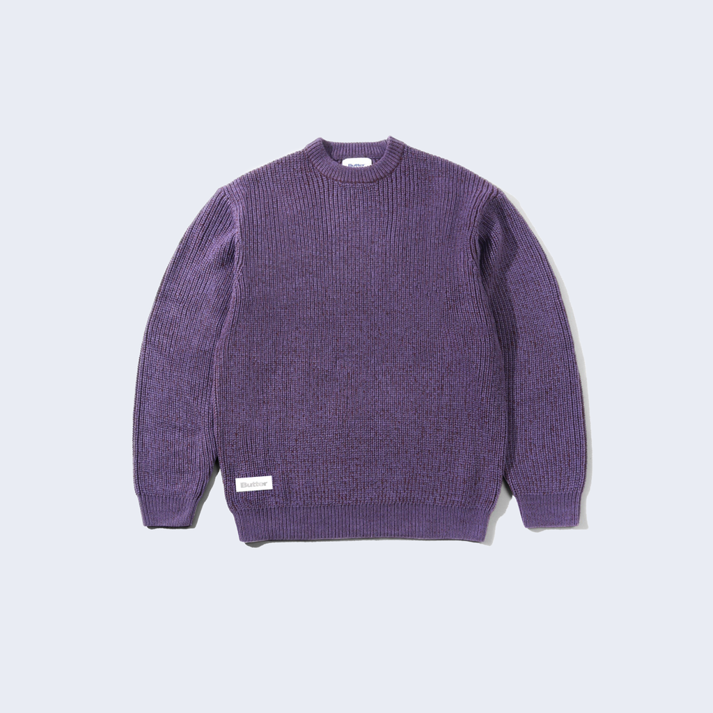 Drain Knit Sweater Berry