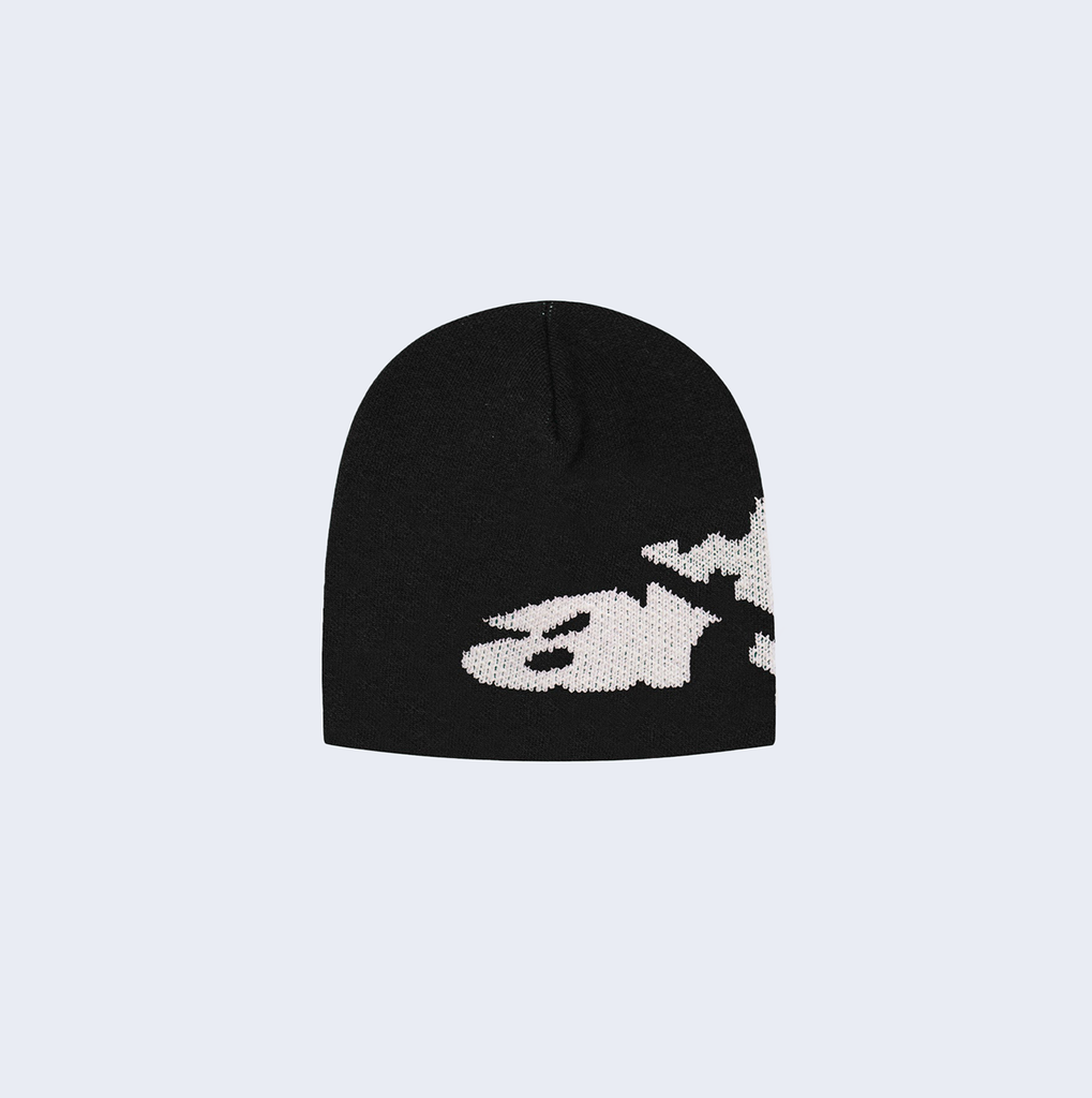 Ripped Arte Side Beanie Black