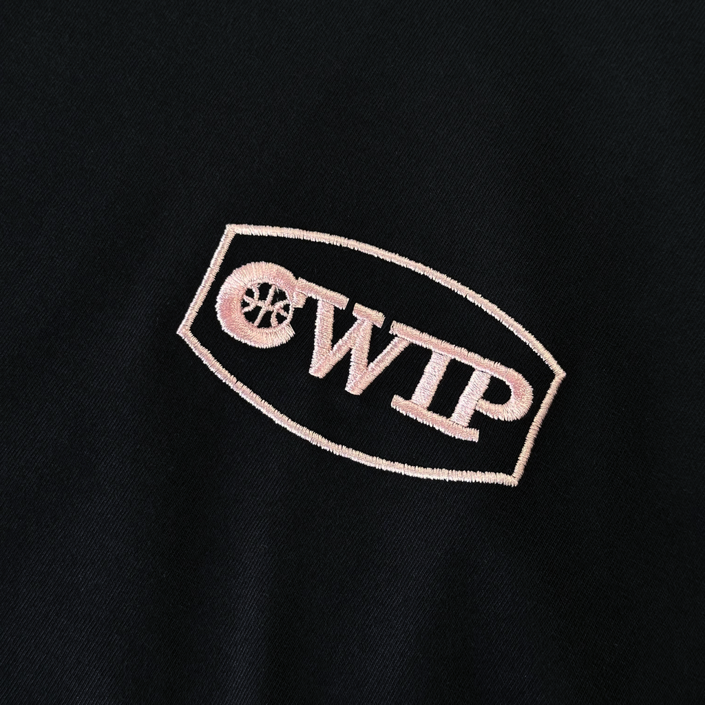 S/S Lay Up T-Shirt Black / Air Pink