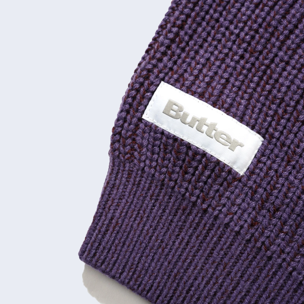 Drain Knit Sweater Berry