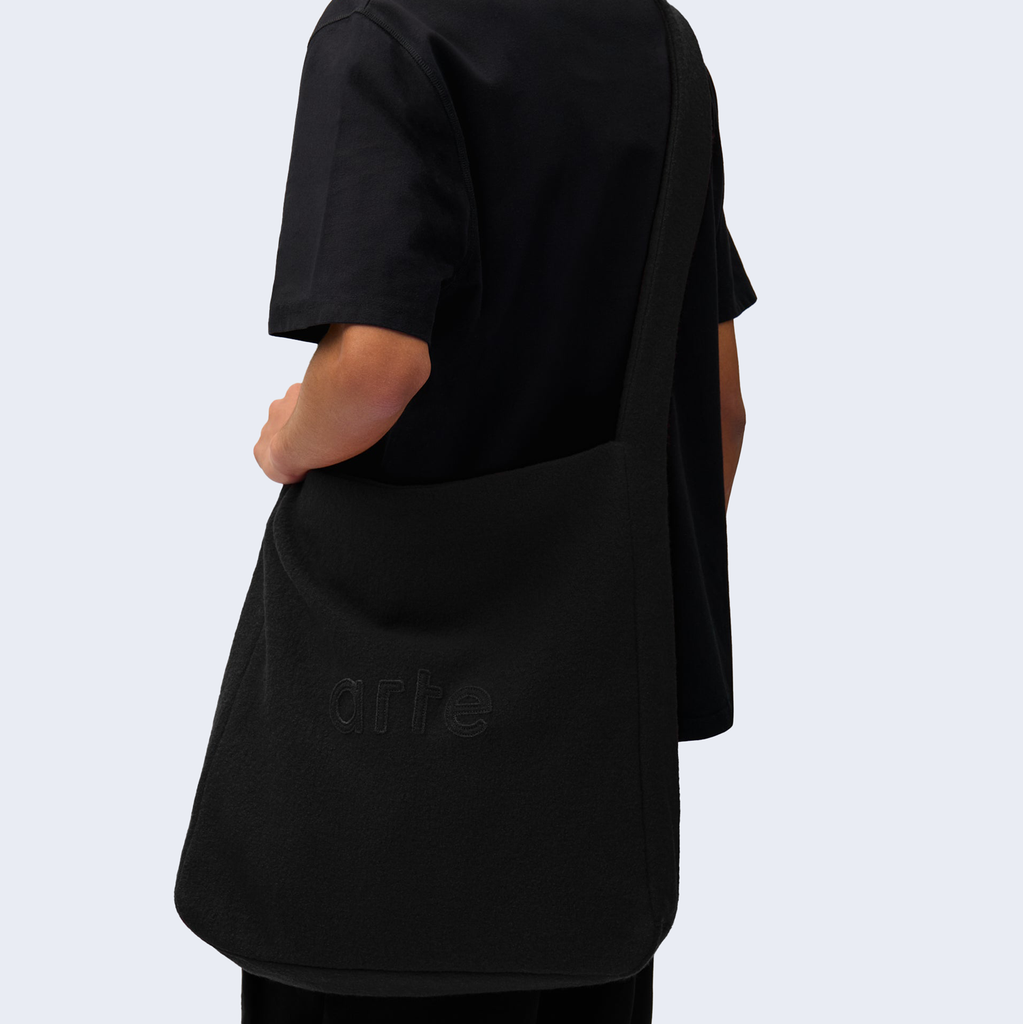 Boiled Wool Bag Black