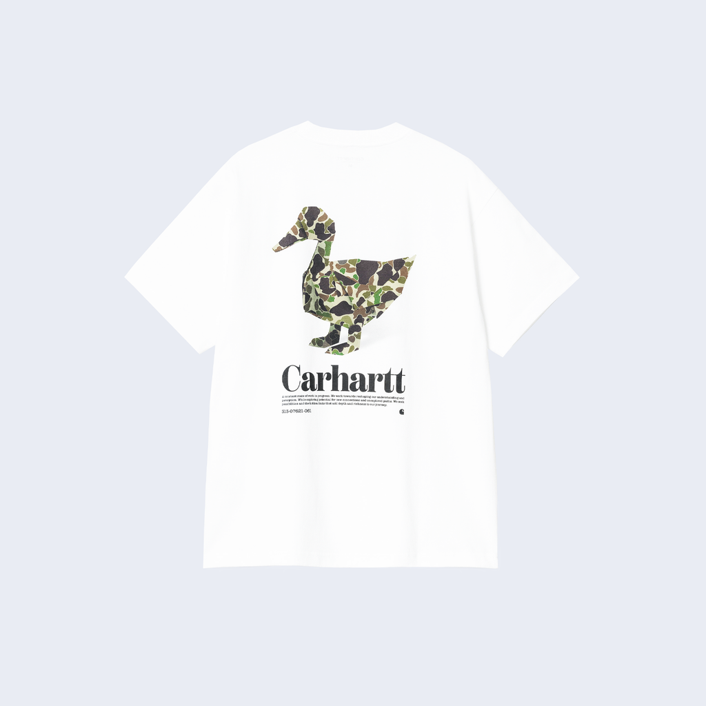 S/S Fold Duck T-Shirt White