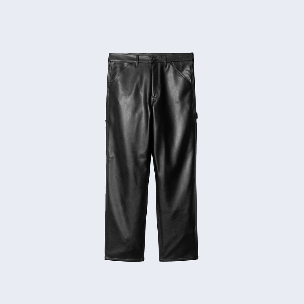 Single Knee Pant Polyurethane / Viscose Black