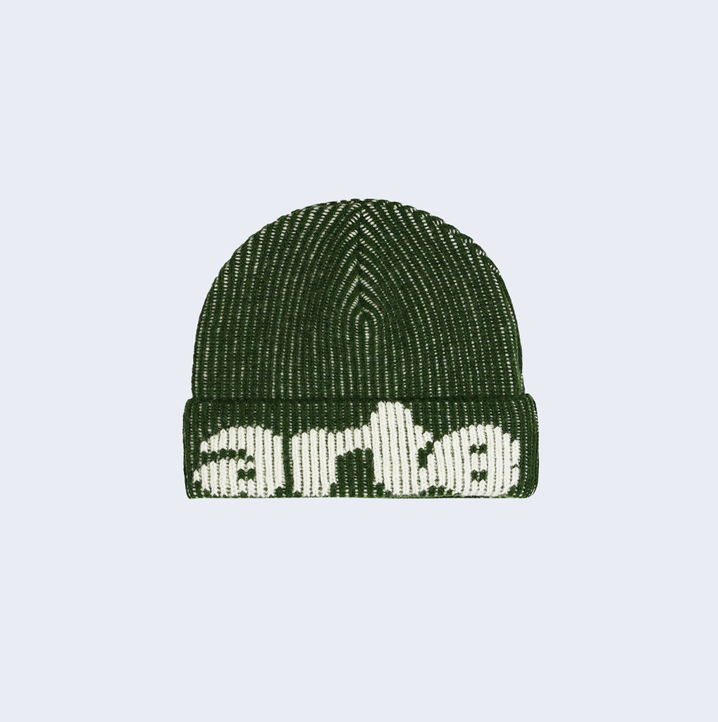 Ribbed Beanie Green