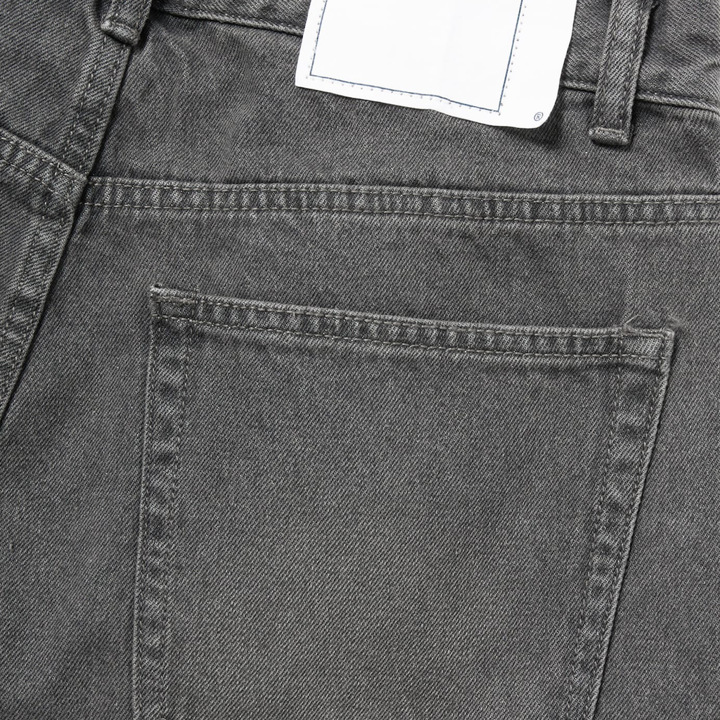 Washed Denim Short Grey