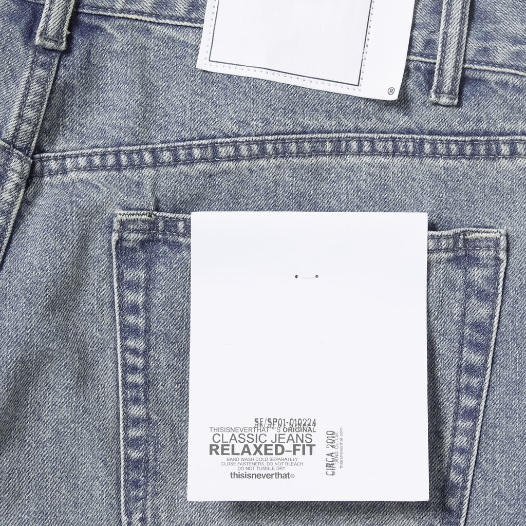 Relaxed Jeans Washed Blue
